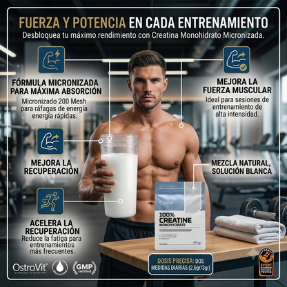 Creatina Monohidratada  100% OstroVit - 300g