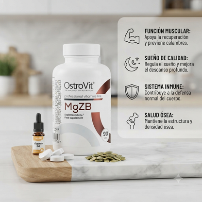 Magnesio + Zinc y Vitamina B6 (ZMB) - OstroVit