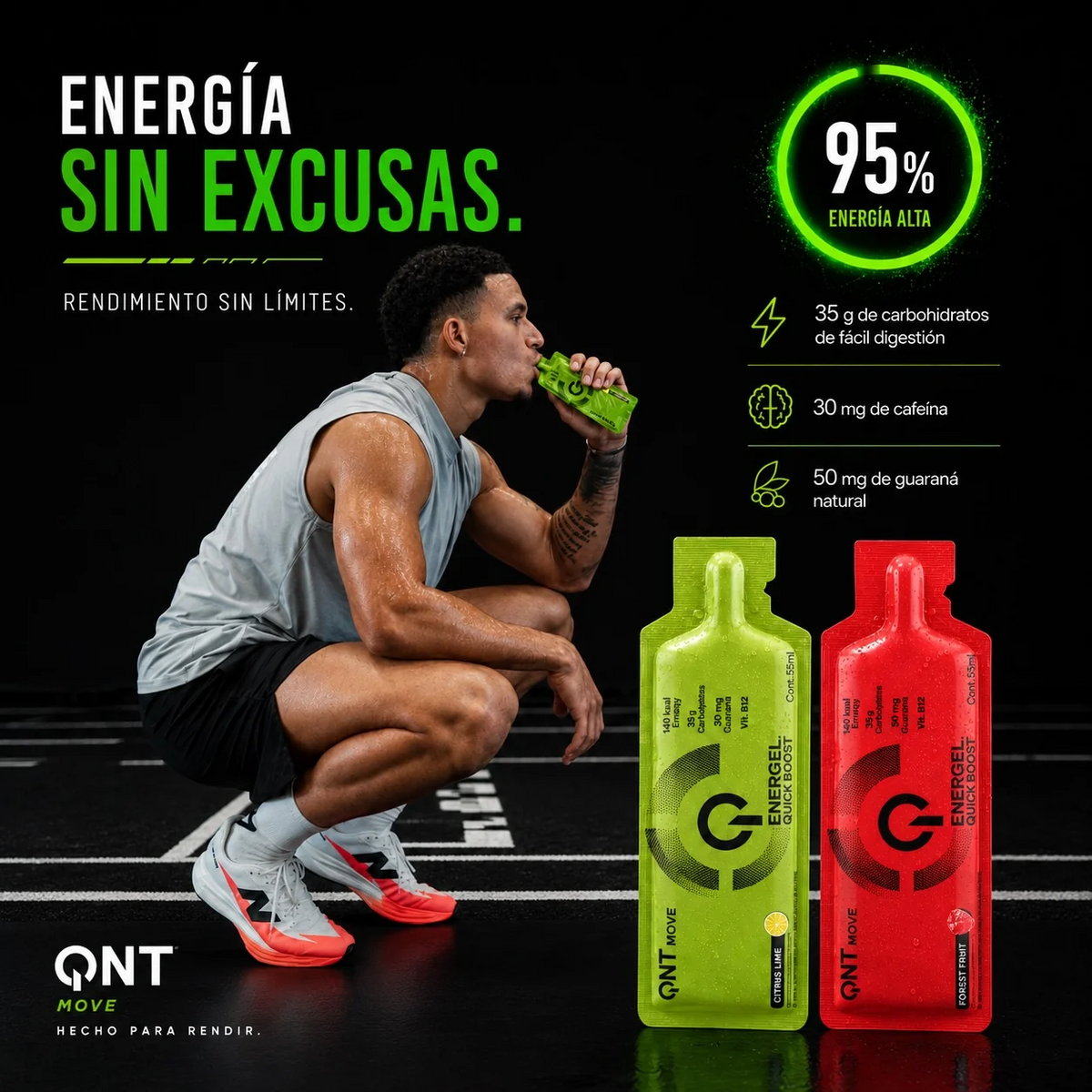 Geles Energéticos Deportivo QNT