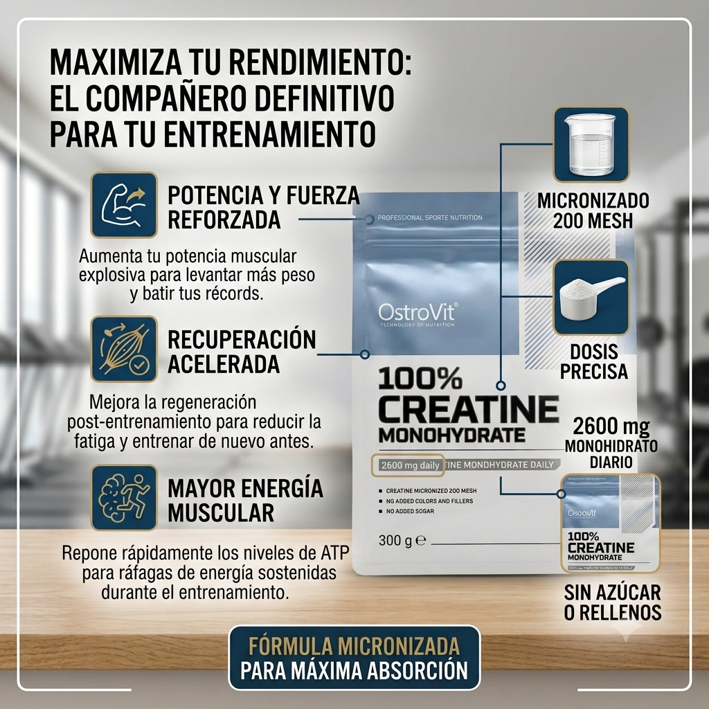 Creatina Monohidratada  100% OstroVit - 300g