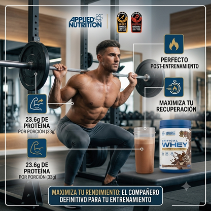 Proteína 100% Whey Critical Whey - Applied Nutrition (Sabor Chocolate)